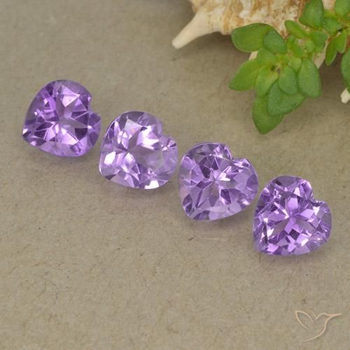 3.12ctw Natural Violeta Intenso Ametista, Coração, VVS-VS