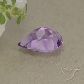 Ametista íris violeta Natural 1.81ct, Formato de pêra, VS