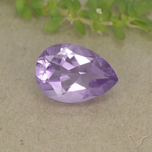 1.75ct Natural Profundo Iris Violeta Ametista, Formato de pêra, VVS-VS
