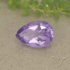 Ametista Profundo Iris Violeta Natural 1.75ct, Formato de pêra, VVS-VS