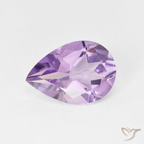 1.63ct Natural Profundo Iris Violeta Ametista, Formato de pêra, VVS-VS