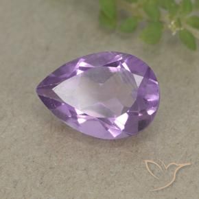Ametista Violeta médio Natural 1.80ct, Formato de pêra, VVS-VS