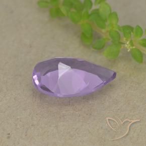 Ametista Violeta rosado Natural 1.46ct, Formato de pêra, VVS-VS