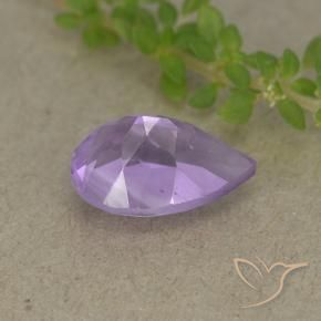 Ametista Violeta médio Natural 1.83ct, Formato de pêra, VVS-VS