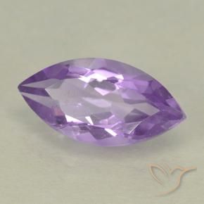 Ametista Violeta médio Natural 1.82ct, Marquesa, VS