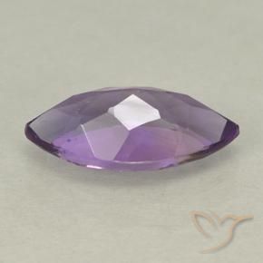 Ametista Violeta médio Natural 1.62ct, Marquesa, VS