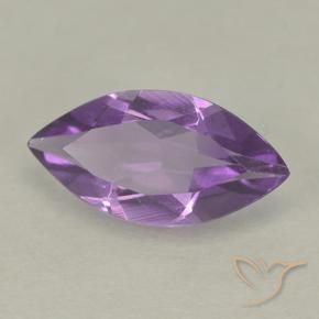 Ametista Violeta médio Natural 1.32ct, Marquesa, VS