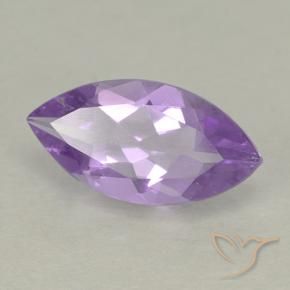 Ametista Violeta Púrpura Médio Natural 1.49ct, Marquesa, VS