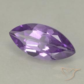Ametista Violeta médio Natural 1.55ct, Marquesa, VS