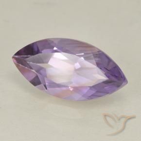 Ametista Violeta rosado claro Natural 1.83ct, Marquesa, VS