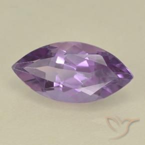 Ametista Violeta médio Natural 1.69ct, Marquesa, VS