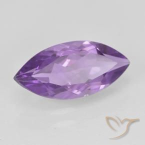 Ametista Violeta médio Natural 1.39ct, Marquesa, VS