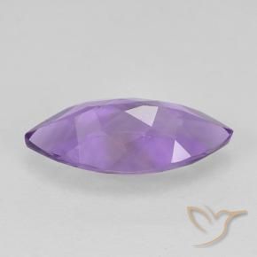 Ametista Violeta médio Natural 1.39ct, Marquesa, VS