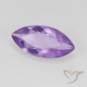 Ametista Violeta médio Natural 1.23ct, Marquesa, VS