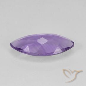 Ametista Violeta médio Natural 1.23ct, Marquesa, VS
