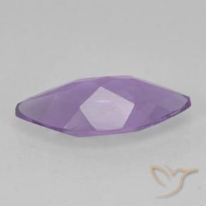 Ametista Violeta médio Natural 1.31ct, Marquesa, VS-SI