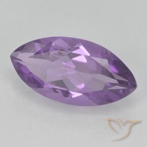 Ametista íris violeta Natural 1.58ct, Marquesa, VS