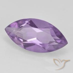 Ametista Rosa Violeta Médio Natural 1.54ct, Marquesa, VS