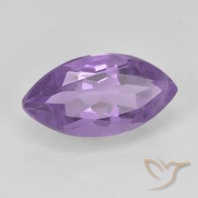 Ametista Violeta médio Natural 1.64ct, Marquesa, VS