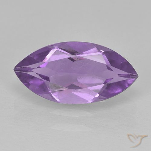1.52ct Natural íris violeta Ametista, Marquesa, VS
