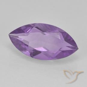Ametista íris violeta Natural 1.52ct, Marquesa, VS