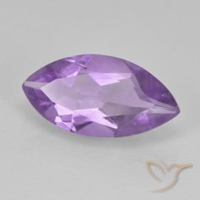 Ametista Violeta médio Natural 1.27ct, Marquesa, VS