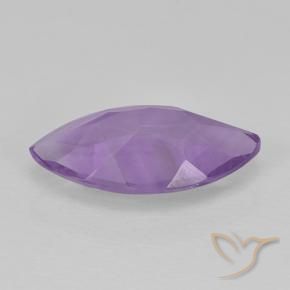 Ametista Violeta médio Natural 1.27ct, Marquesa, VS