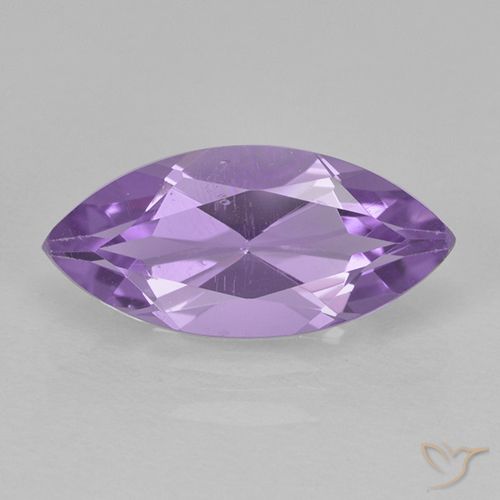 1.38ct Natural íris violeta Ametista, Marquesa, VS