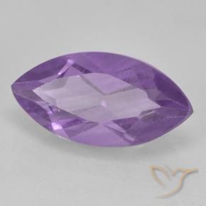 Ametista Violeta médio Natural 1.83ct, Marquesa, VS