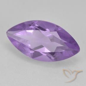 Ametista Violeta médio Natural 1.56ct, Marquesa, VS