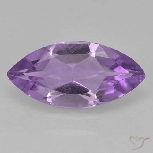 1.30ct Natural Violeta Rosado Profundo Ametista, Marquesa, VS