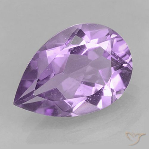 1.69ct Natural Violeta médio Ametista, Formato de pêra, VVS-VS