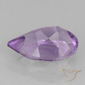Ametista Violeta médio Natural 1.69ct, Formato de pêra, VVS-VS