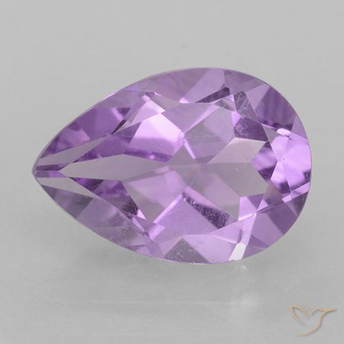 1.77ct Natural Violeta rosa médio Ametista, Formato de pêra, VVS-VS