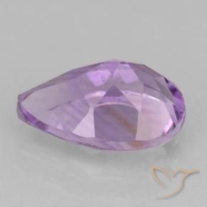 Ametista Violeta rosa médio Natural 1.77ct, Formato de pêra, VVS-VS