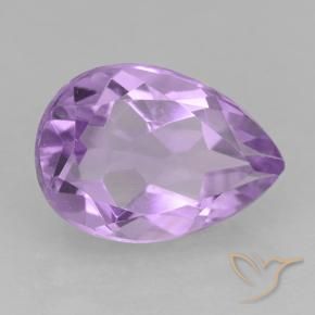 Ametista Violeta rosado Natural 1.90ct, Formato de pêra, VVS-VS