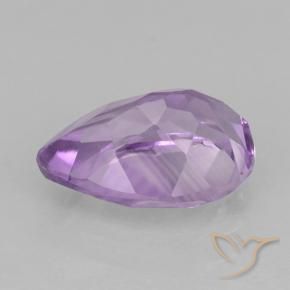 Ametista Violeta rosado Natural 1.90ct, Formato de pêra, VVS-VS