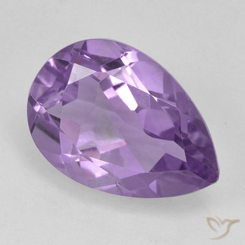 1.83ct Natural Violeta médio Ametista, Formato de pêra, VS-SI
