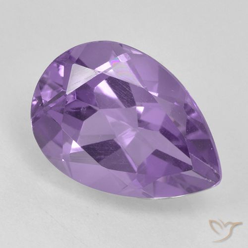 1.83ct Natural Violeta médio Ametista, Formato de pêra, VVS-VS