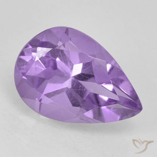 1.80ct Natural Violeta médio Ametista, Formato de pêra, VVS-VS