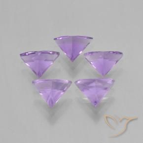 Pedras preciosas de Ametista Violeta médio natural de 2.77 ct, Trilhão, VS