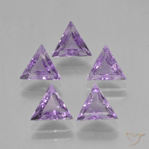 2.99ctw Natural Violeta médio Ametista, Trilhão, VS