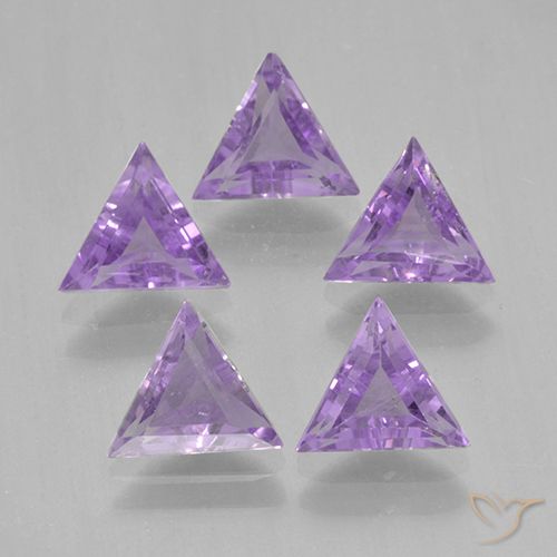 2.63ctw Natural Violeta médio Ametista, Trilhão, VS