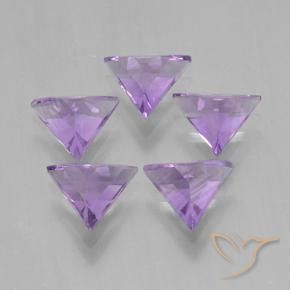 Pedras preciosas de Ametista Violeta médio natural de 2.63 ct, Trilhão, VS