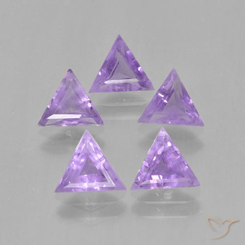 2.64ctw Natural Violeta médio Ametista, Trilhão, VS