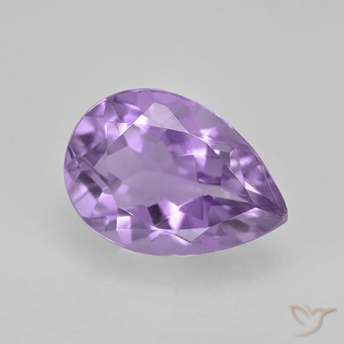 1.95ct Natural Violeta médio Ametista, Formato de pêra, VVS-VS