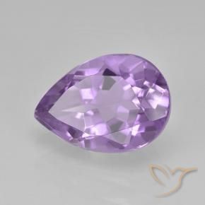 Ametista Violeta médio Natural 1.95ct, Formato de pêra, VVS-VS
