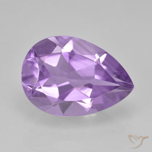 1.78ct Natural Violeta médio Ametista, Formato de pêra, VVS-VS