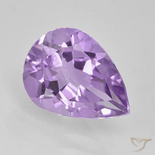 2.17ct Natural Violeta médio Ametista, Formato de pêra, VVS-VS
