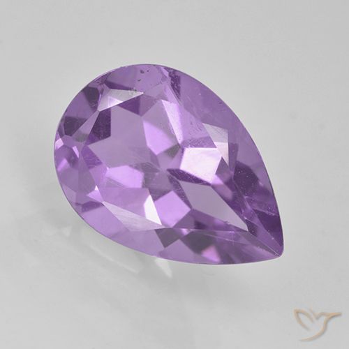 1.96ct Natural Violeta médio Ametista, Formato de pêra, VVS-VS
